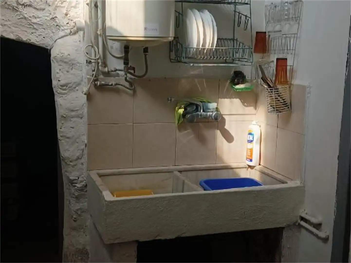 Küche von Einfamilien-Reihenhaus zum Verkauf in Cervera del Río Alhama mit Terrasse
