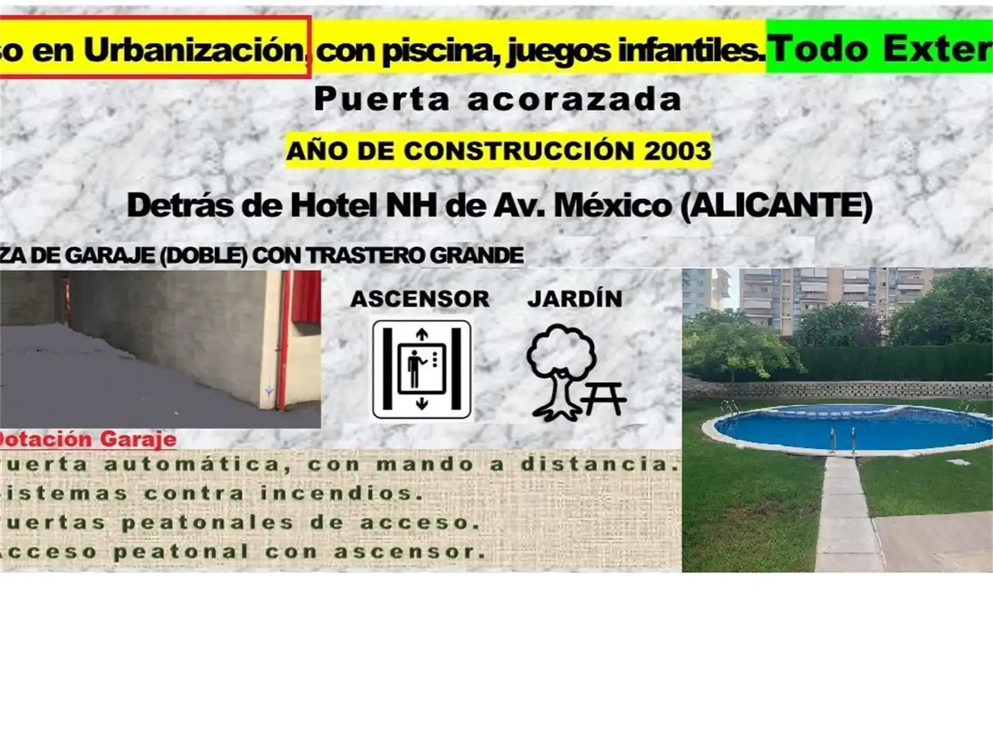 Pis en venda a Calle José Ramón Pomares, Babel Jardí de Pis en venda en Alicante / Alacant amb Traster, Piscina i Aparcament comunitari