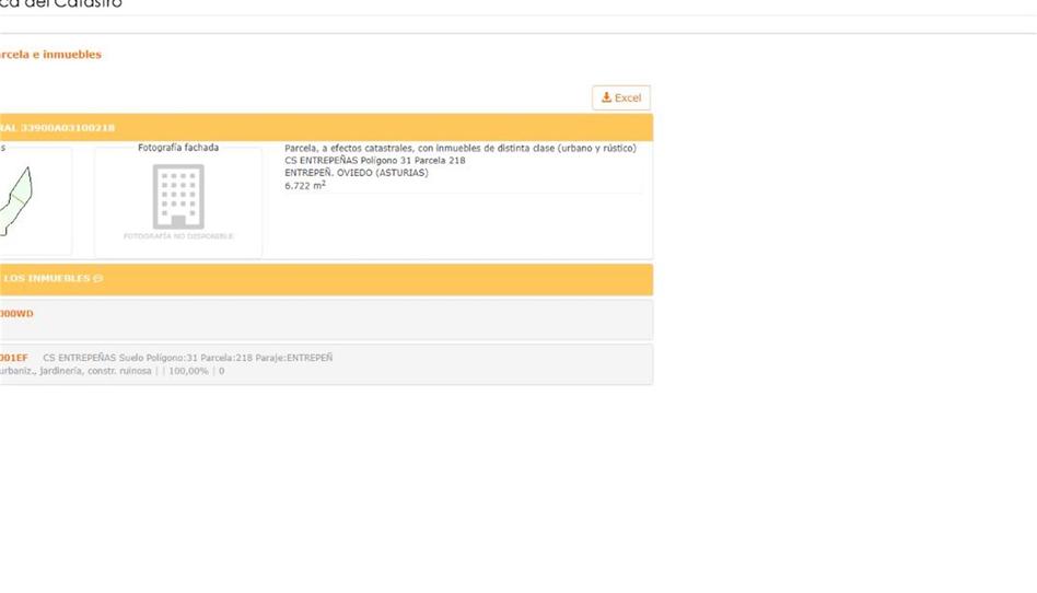 Photo 1 of Constructible Land for sale in Camino de la Pasada, Parroquias Sur - La Manjoya, Asturias