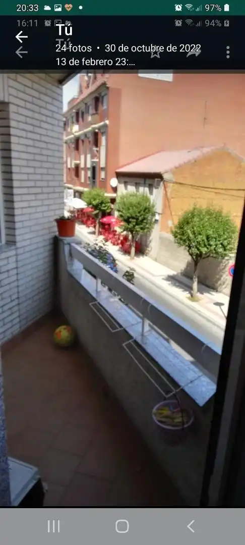 Wohnung zum Verkauf in Calle Cervantes, 10, Valverde de la Virgen Terrasse von Wohnung zum Verkauf in Valverde de la Virgen mit Heizung, Parkett und Terrasse