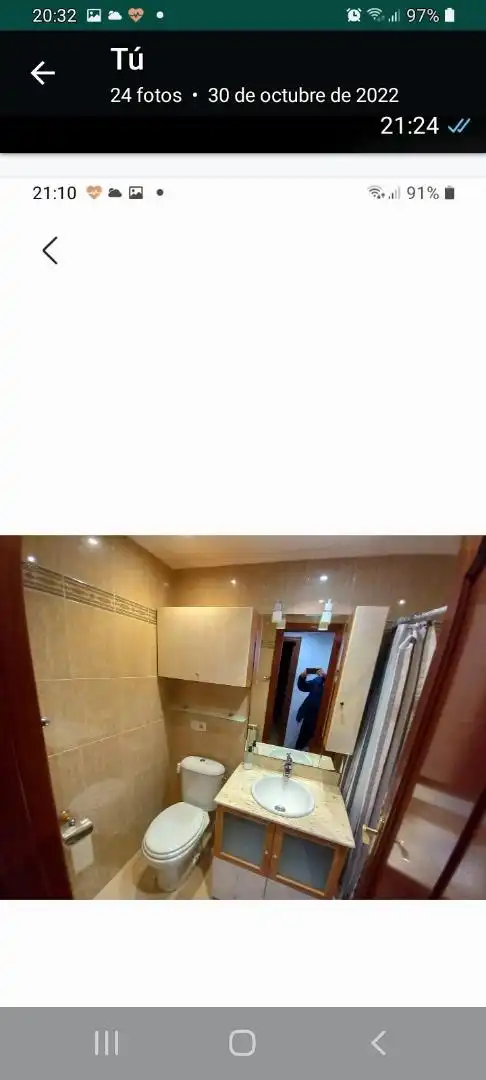 Wohnung zum Verkauf in Calle Cervantes, 10, Valverde de la Virgen Badezimmer von Wohnung zum Verkauf in Valverde de la Virgen mit Heizung, Parkett und Terrasse