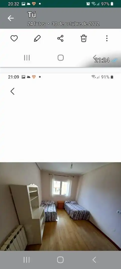 Wohnung zum Verkauf in Calle Cervantes, 10, Valverde de la Virgen Schlafzimmer von Wohnung zum Verkauf in Valverde de la Virgen mit Heizung, Parkett und Terrasse