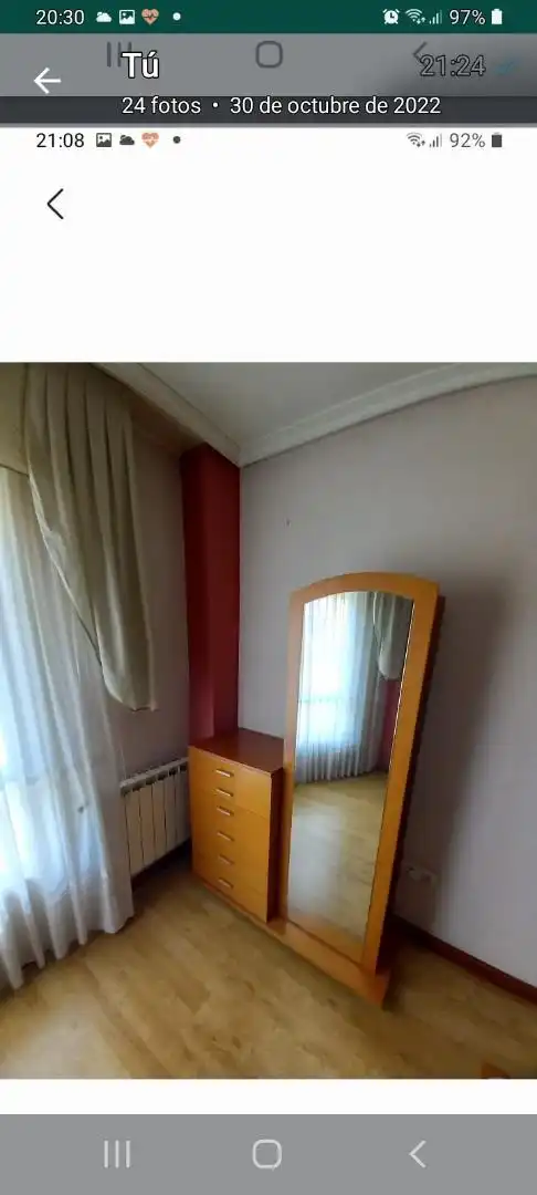 Wohnung zum Verkauf in Calle Cervantes, 10, Valverde de la Virgen Schlafzimmer von Wohnung zum Verkauf in Valverde de la Virgen mit Heizung, Parkett und Terrasse