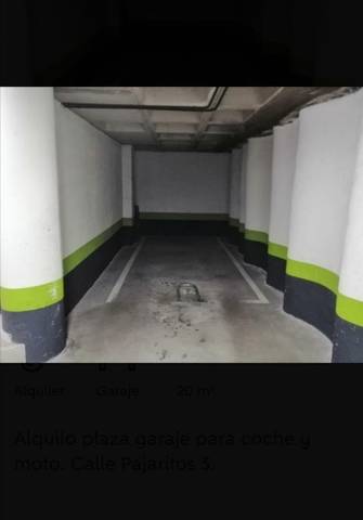 Garaje en Alquiler en Calle de los Pajaritos en Adelfas