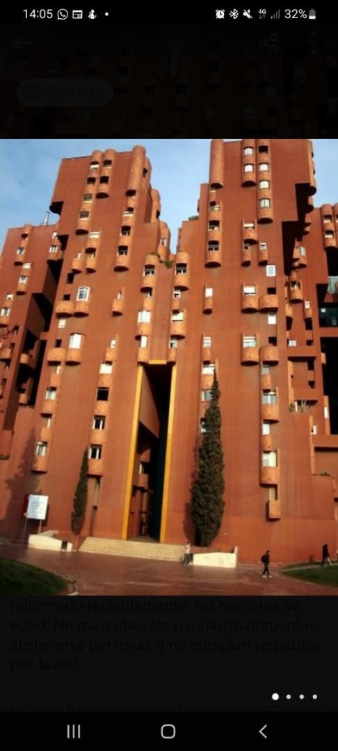 Exterior view of Flat to share in Sant Just Desvern  with Terrace, Furnished and Washing machine