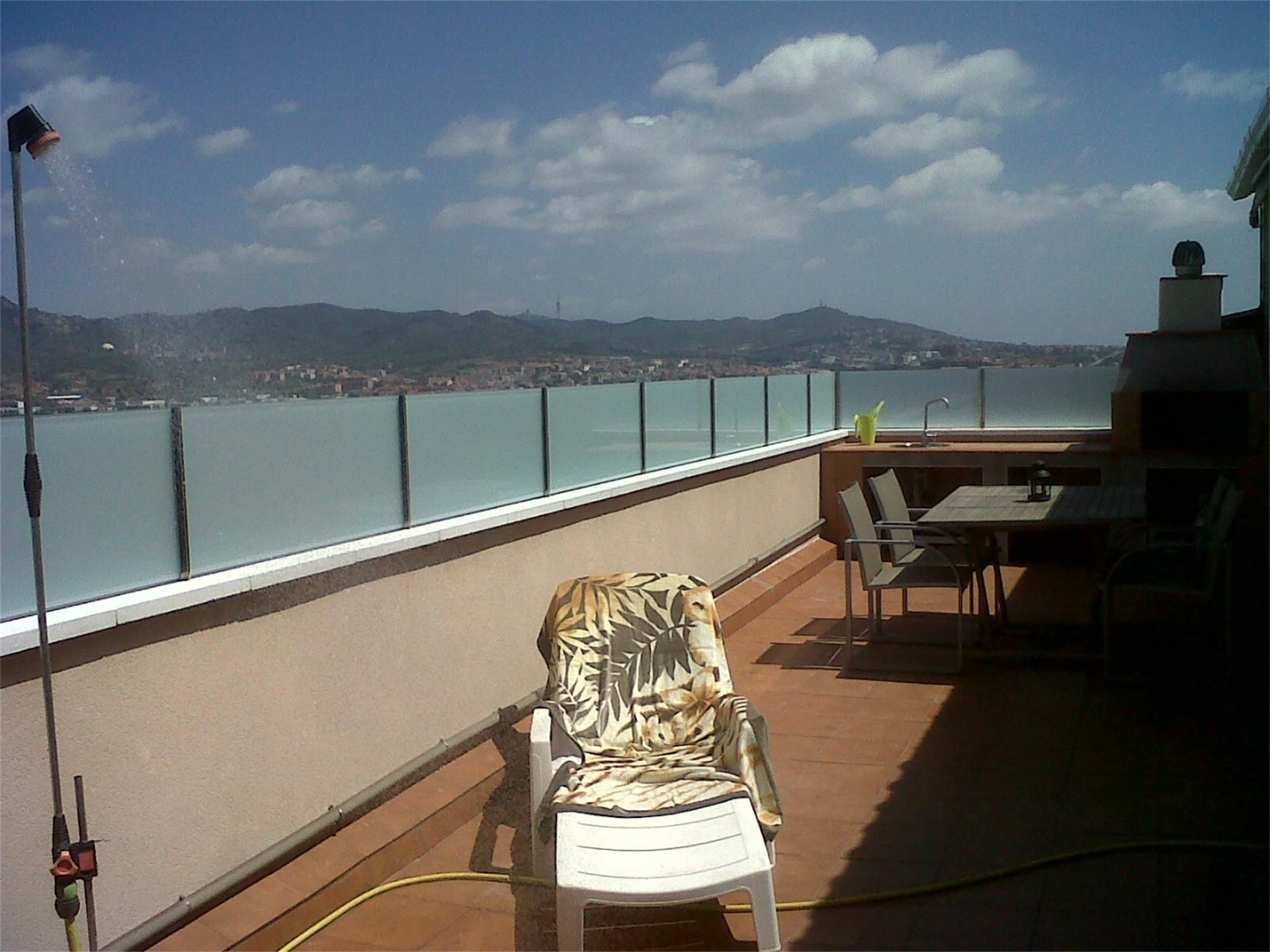 Terrace of Attic to share in Santa Coloma de Cervelló  with Heating, Parquet flooring and Terrace
