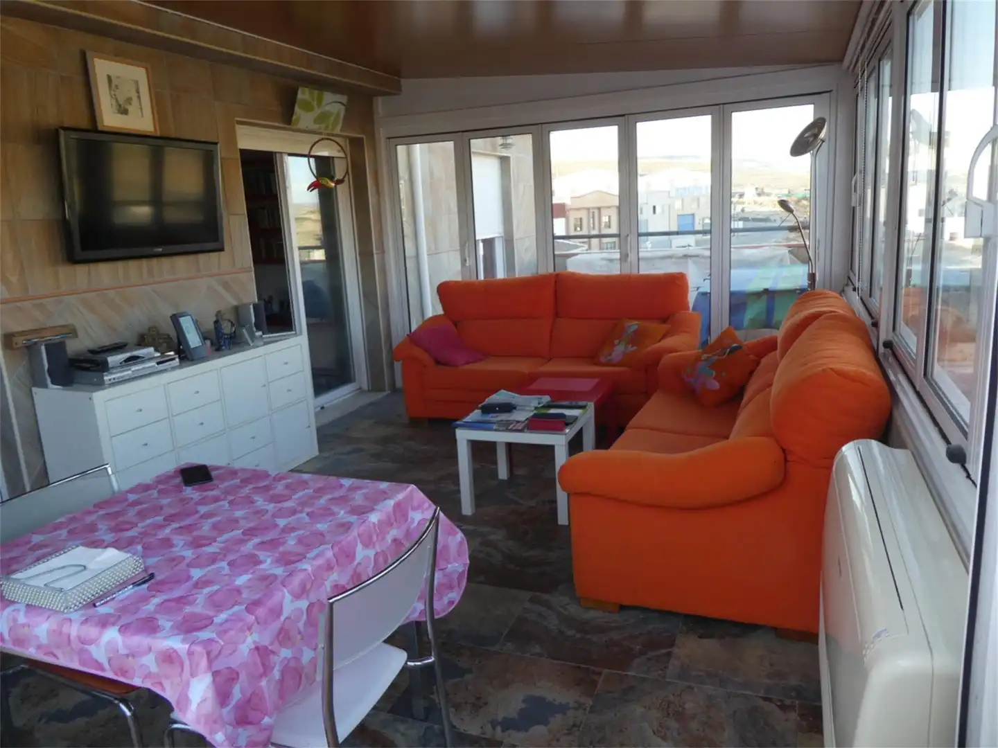Flat for sale in Camino Mesa del Baño, Alhama de Granada Living room of Flat for sale in Alhama de Granada with Air Conditioner, Heating and Terrace