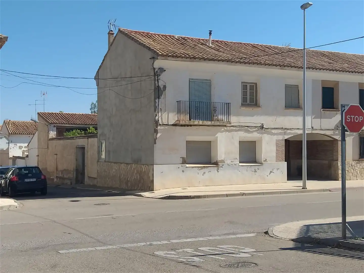 Casa adosada en venta en Carretera Cariñena 2, 10, Belchite Vista exterior de Casa adosada en venta en Belchite con Calefacción, Jardín privado y Terraza