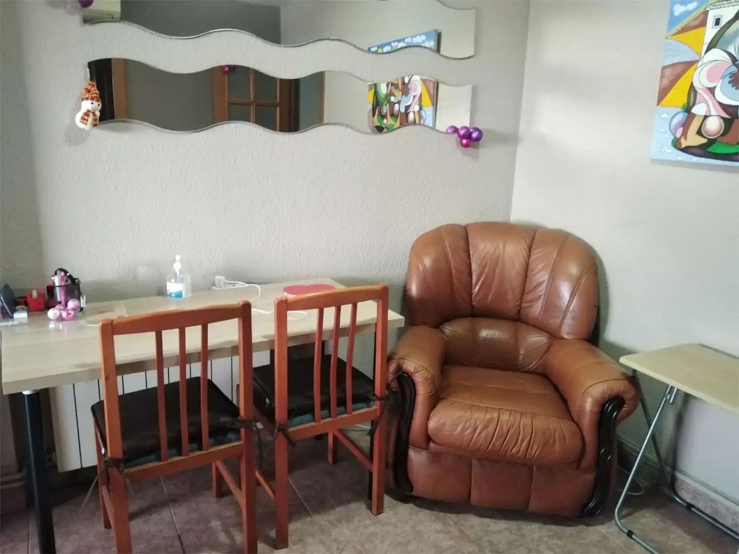 Living room of Flat for share in L'Hospitalet de Llobregat  with Air Conditioner, Heating and Storage room
