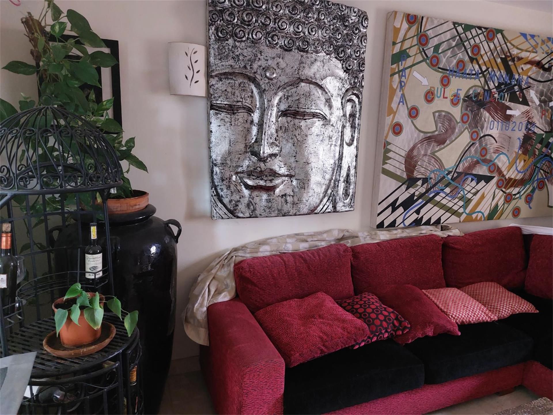 Living room of Attic for sale in Mijas  with Air Conditioner, Terrace and Swimming Pool