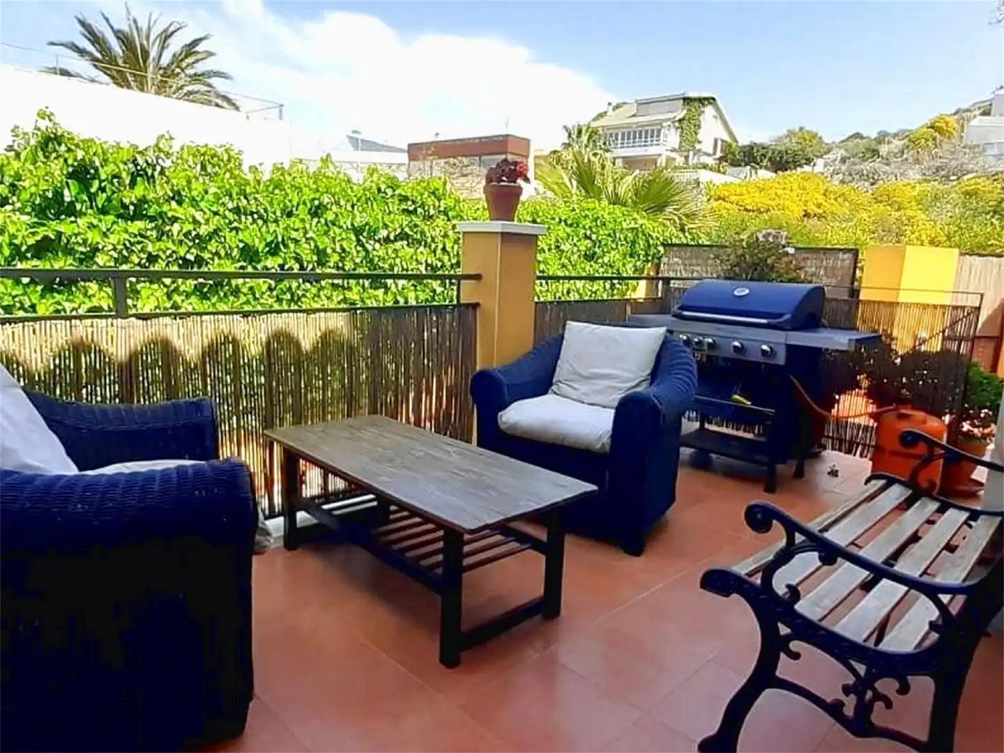 Terrace of Houses for rent in Cartagena  with Air Conditioner, Heating and Private garden