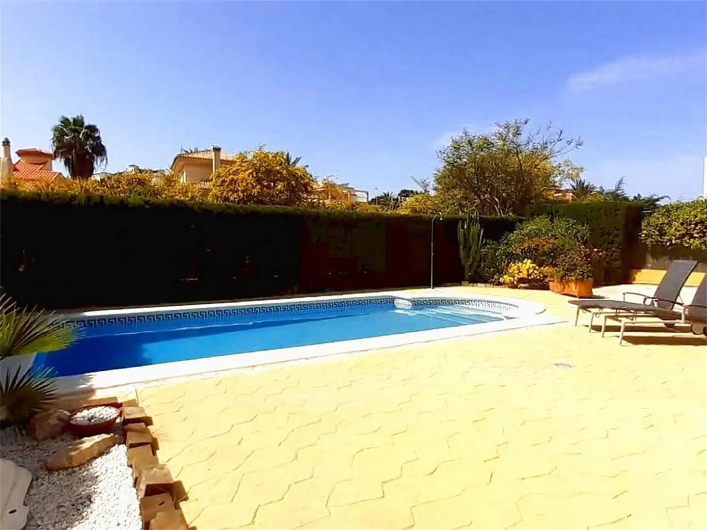 Swimming pool of Houses for rent in Cartagena  with Air Conditioner, Heating and Private garden