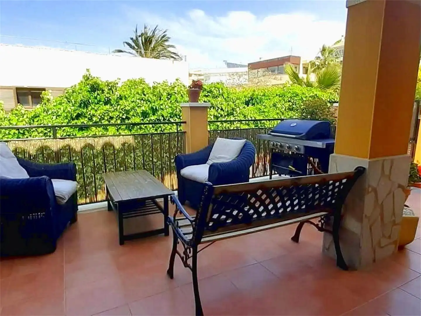 Terrace of Houses for rent in Cartagena  with Air Conditioner, Heating and Private garden