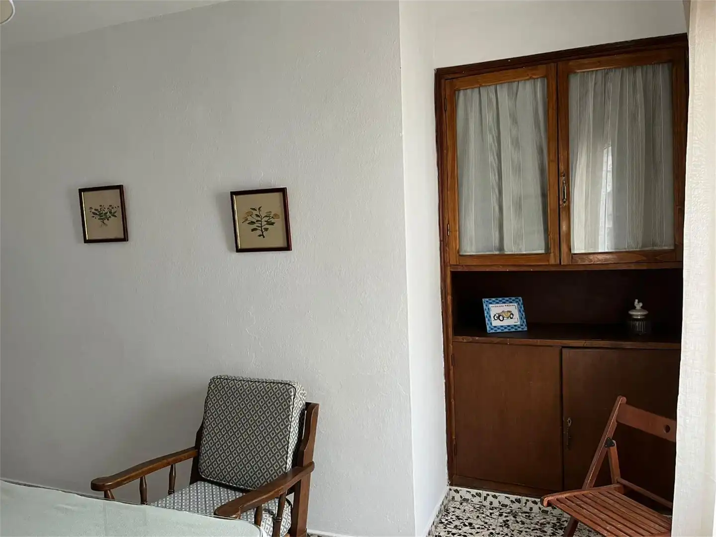 Sala de estar de Piso en venta en Fuentes de León con Terraza, Amueblado y Balcón