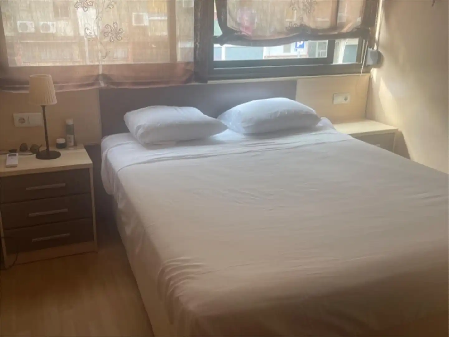 Room in Rambla de Prim, El Besós i el Maresme Bedroom of Flat for share in Barcelona with Air Conditioner, Heating and Parquet flooring