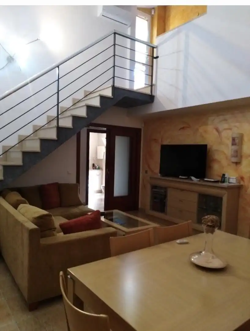 Wohnzimmer von Dachboden zum Verkauf in Tarragona mit Klimaanlage, Heizung und Terrasse