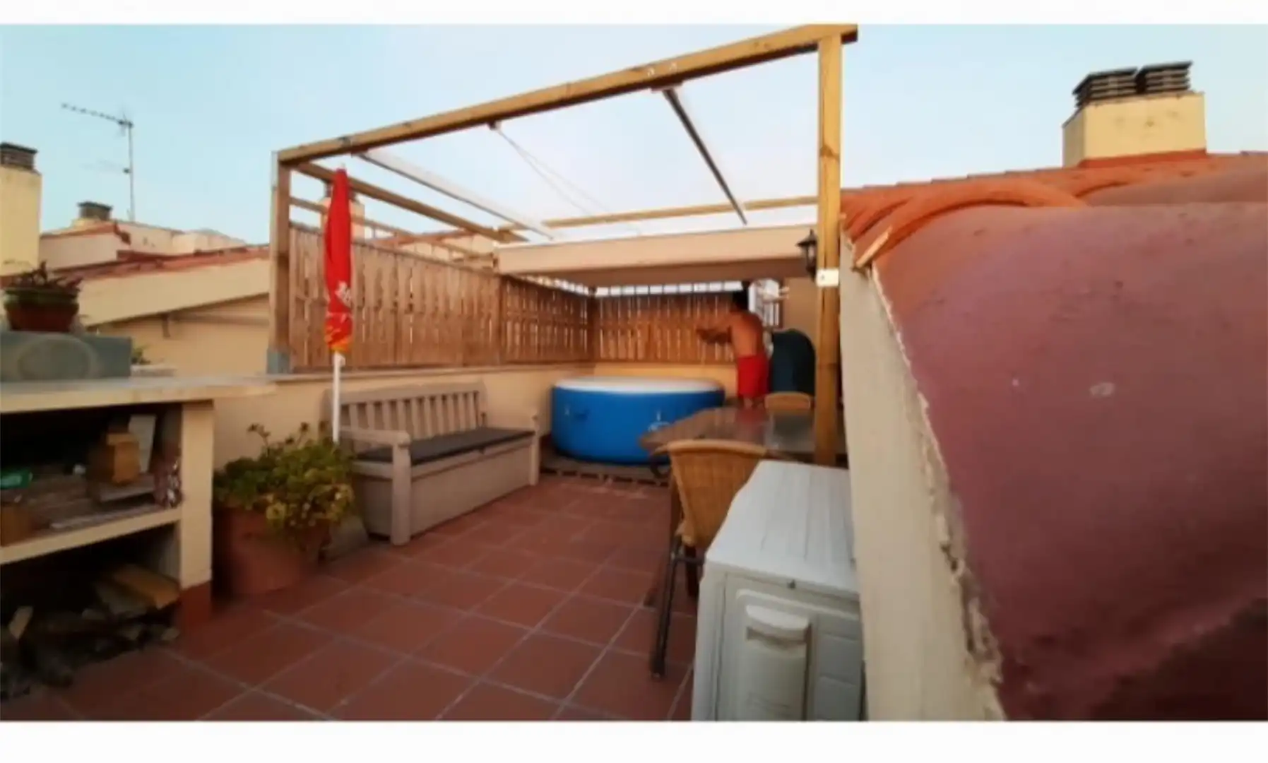 Terrasse von Dachboden zum Verkauf in Tarragona mit Klimaanlage, Heizung und Terrasse