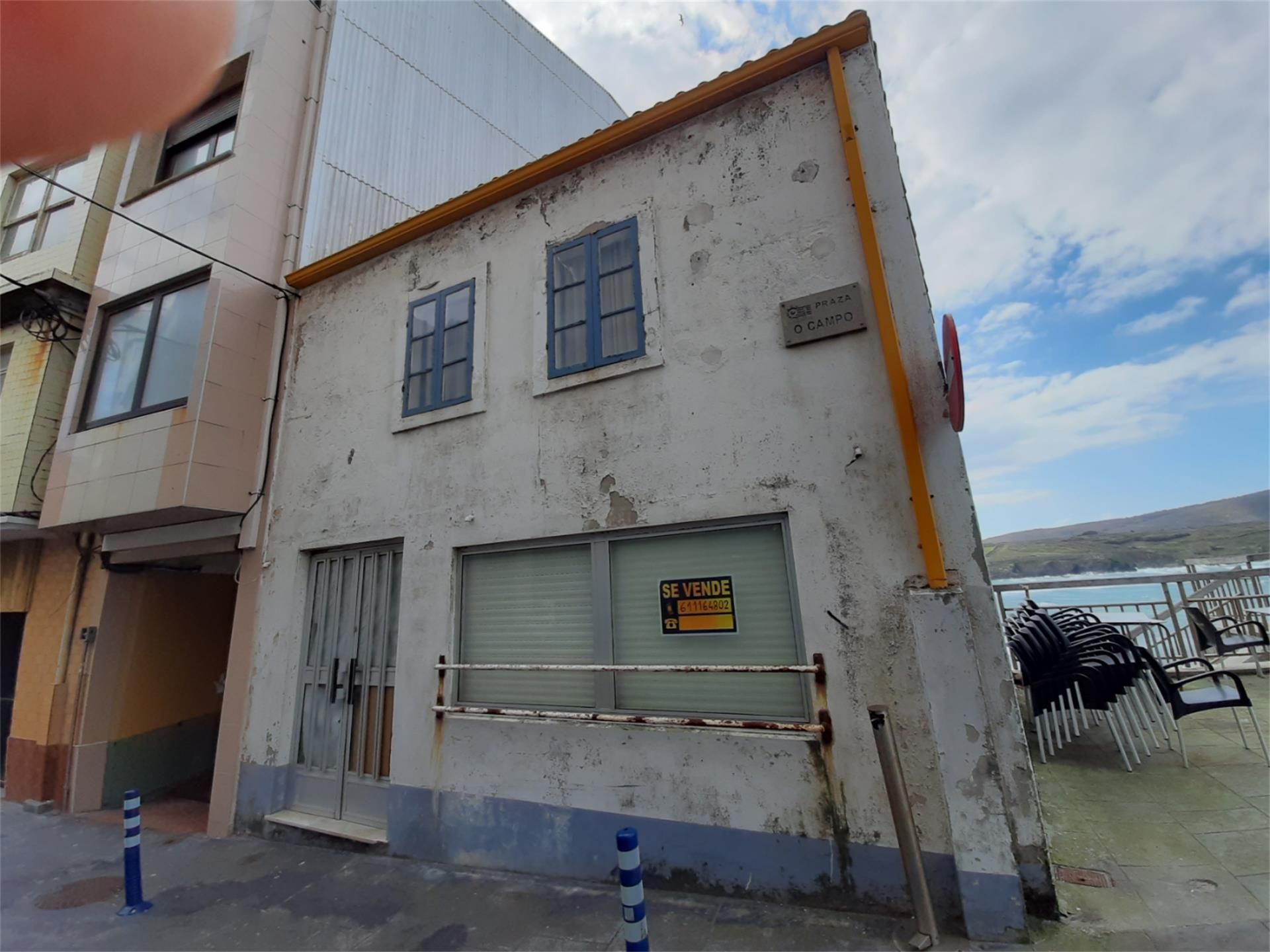 Exterior view of Single-family semi-detached for sale in Malpica de Bergantiños  with Terrace