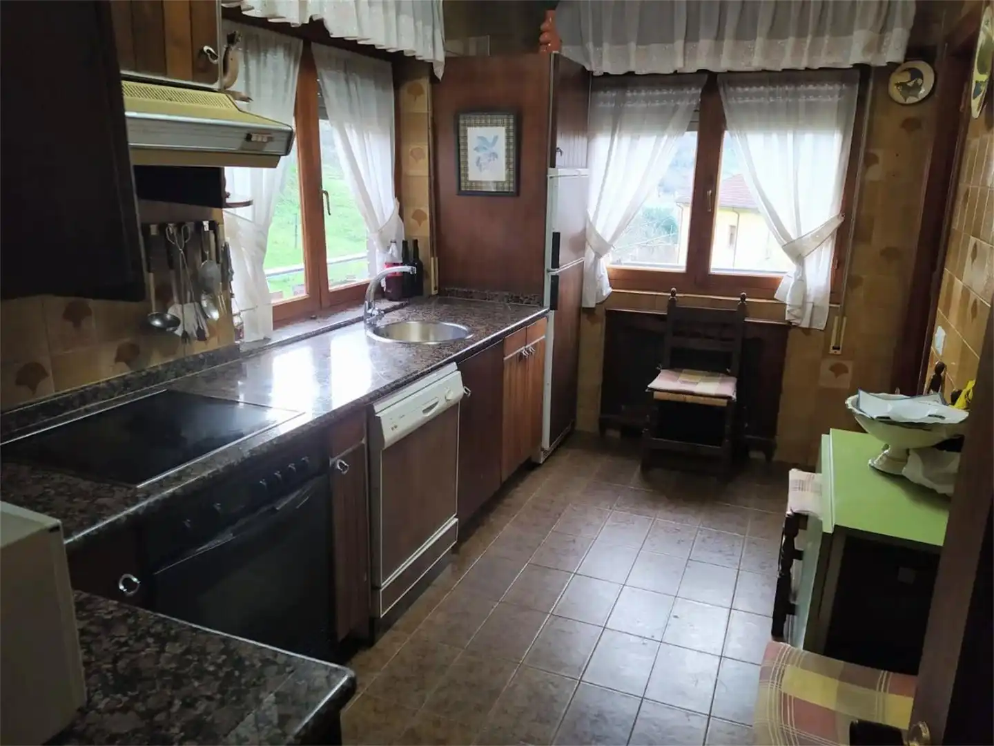Cocina de Casa o chalet en venta en Aller con Terraza