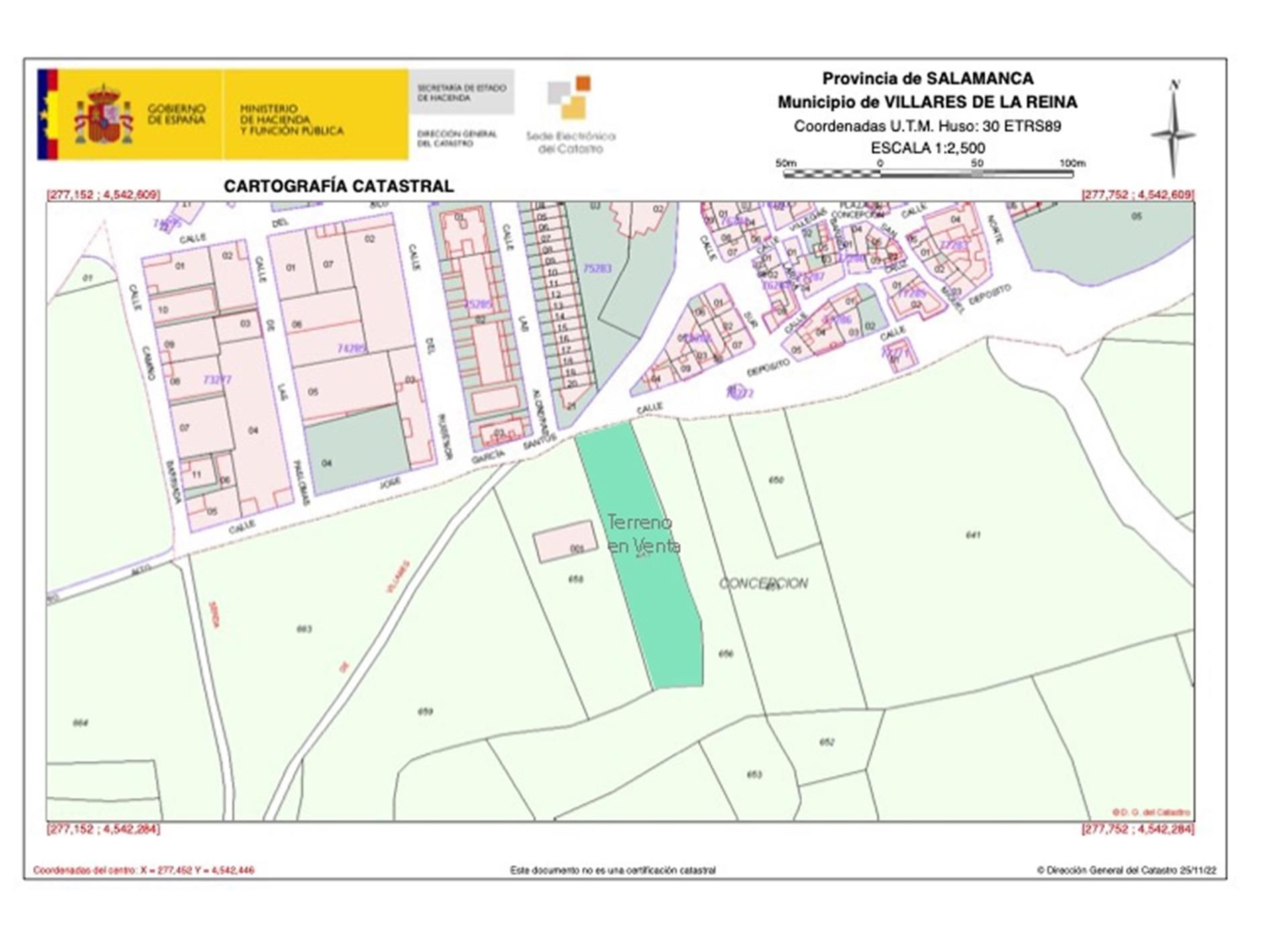 Land for sale in Villares de la Reina