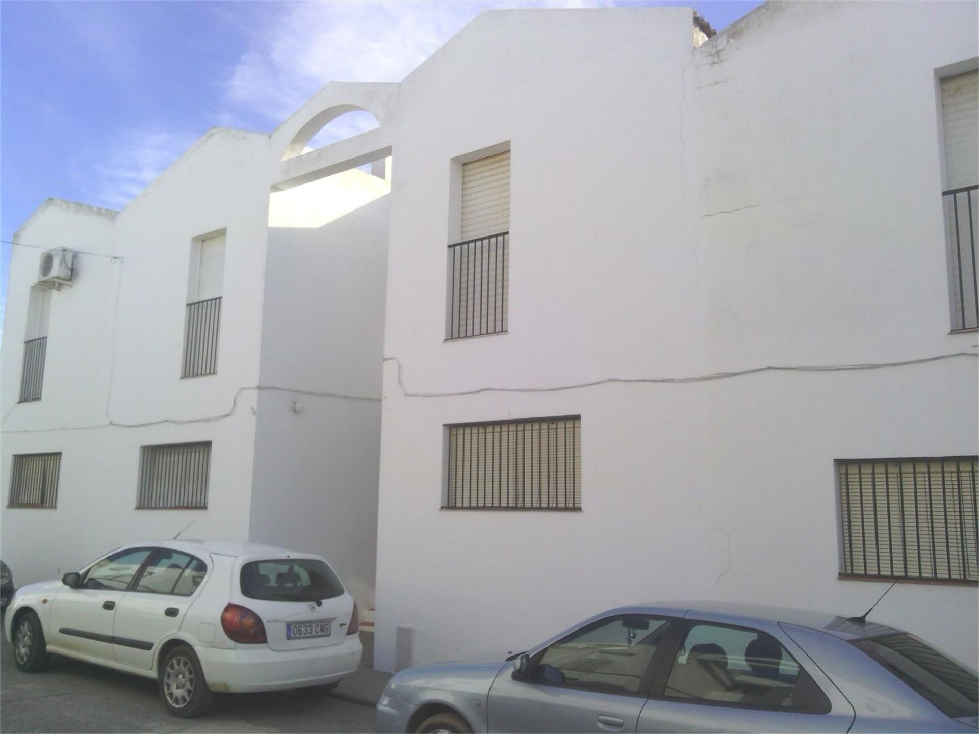 Exterior view of Single-family semi-detached for sale in Valverde de Llerena  with Terrace