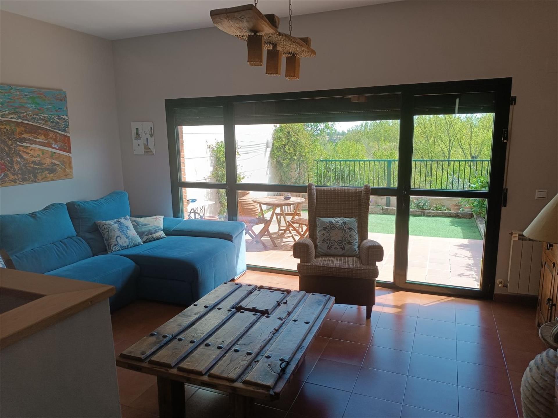 Sala d'estar de Casa o xalet en venda en Simancas amb Terrassa i Balcó