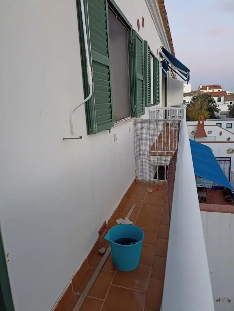 Terrasse von Wohnung zum Verkauf in Sant Lluís mit Klimaanlage und Terrasse