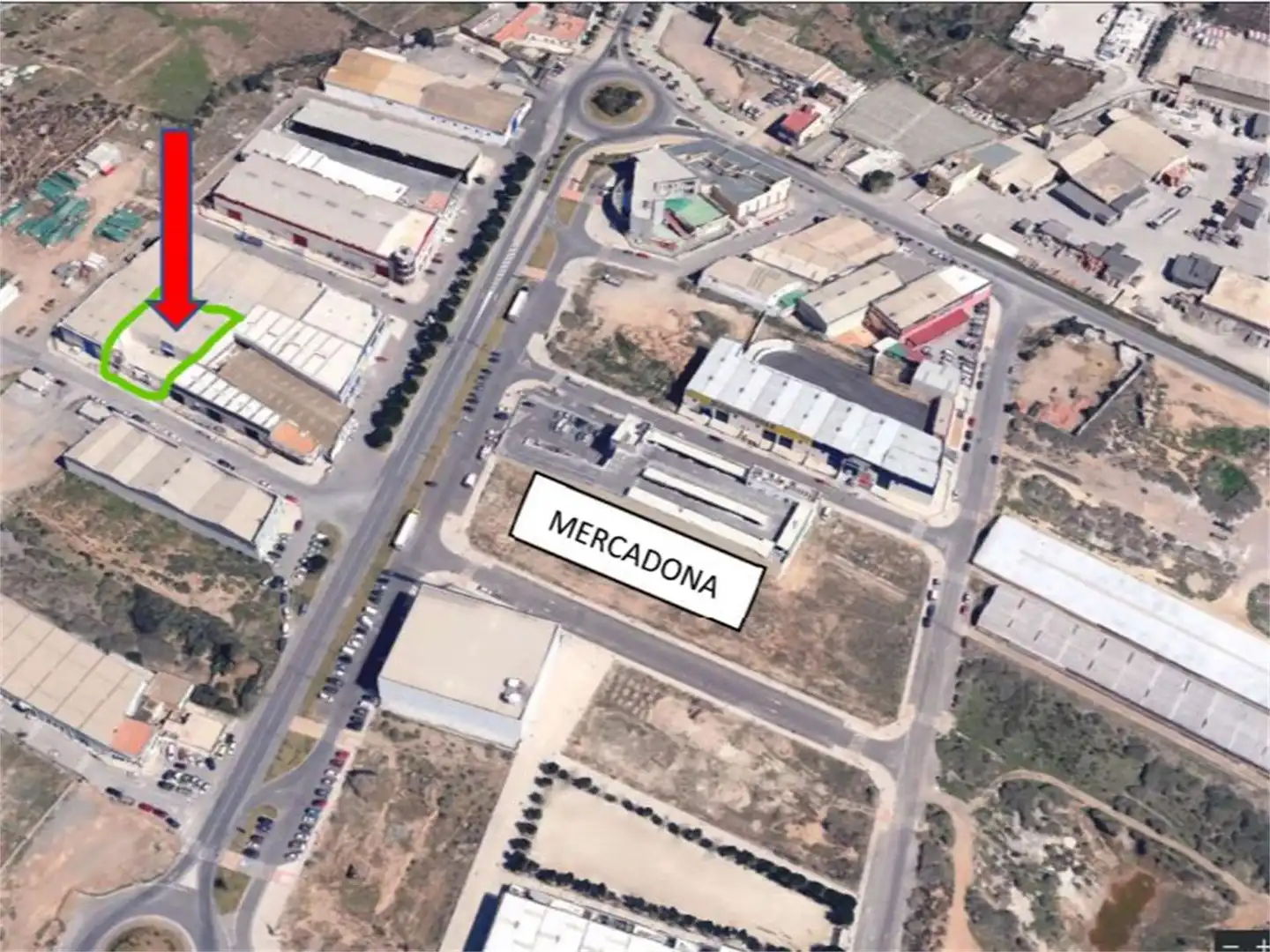 Industrial buildings for sale in Calle Cortadores, Santa María del Águila Exterior view of Industrial buildings for sale in El Ejido with Air Conditioner, Heating and Parquet flooring