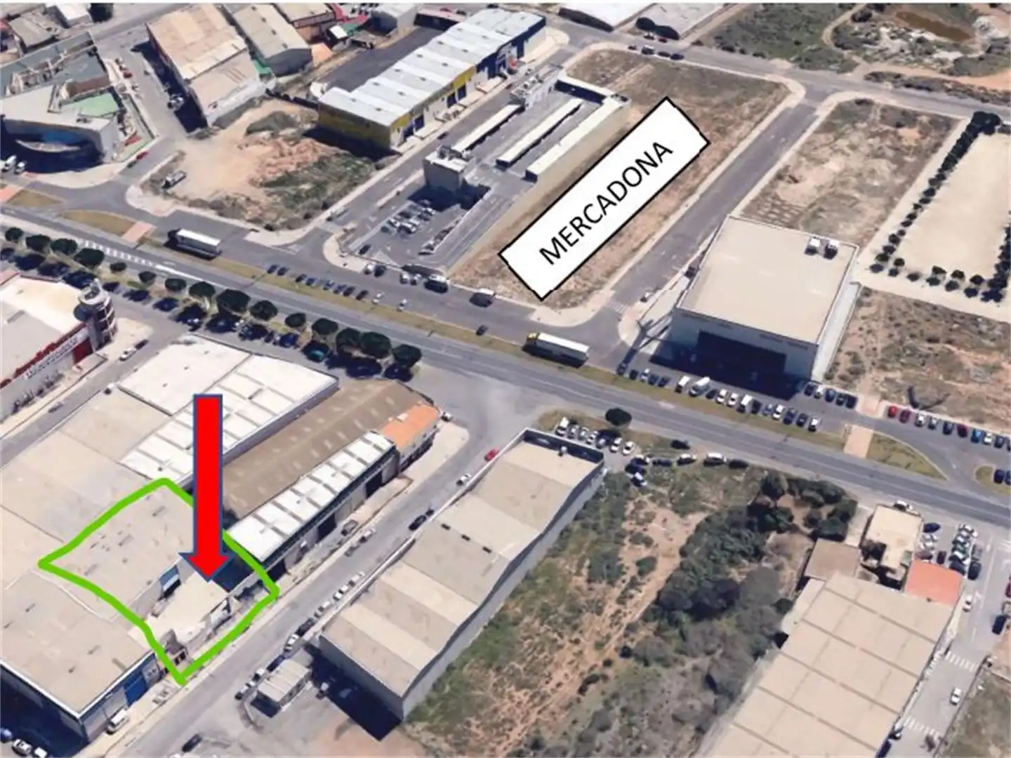 Industrial buildings for sale in Calle Cortadores, Santa María del Águila Exterior view of Industrial buildings for sale in El Ejido with Air Conditioner, Heating and Parquet flooring
