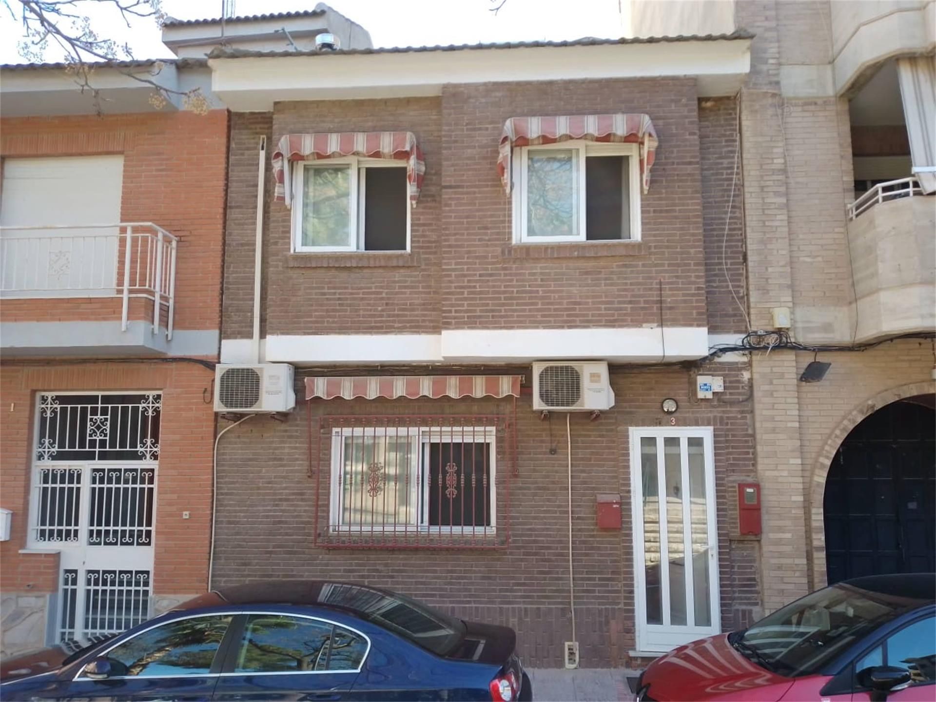 Exterior view of Single-family semi-detached for sale in Mazarrón  with Air Conditioner, Heating and Furnished