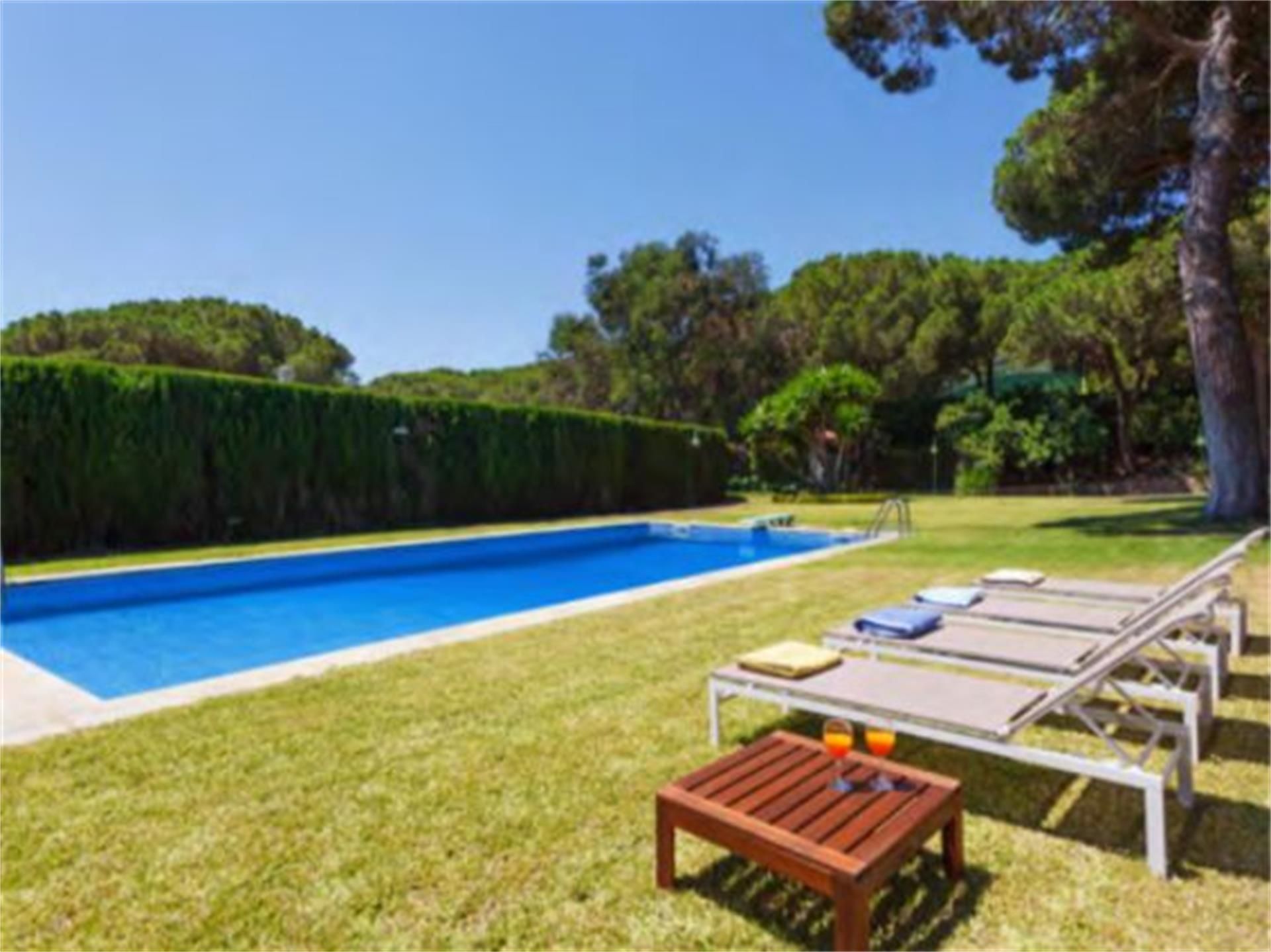 Garden of House or chalet for sale in Sant Andreu de Llavaneres  with Air Conditioner, Terrace and Swimming Pool