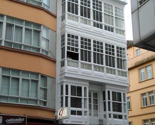 Exterior view of Single-family semi-detached for sale in A Coruña Capital   with Balcony