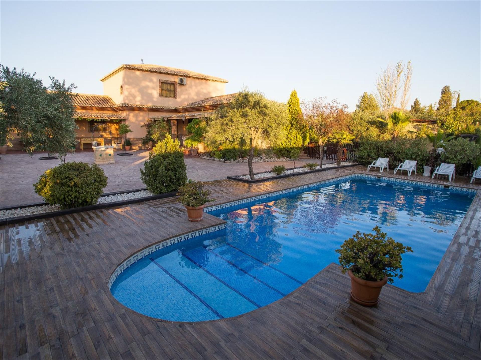 Piscina de Casa o xalet en venda en Las Gabias amb Aire condicionat, Terrassa i Piscina
