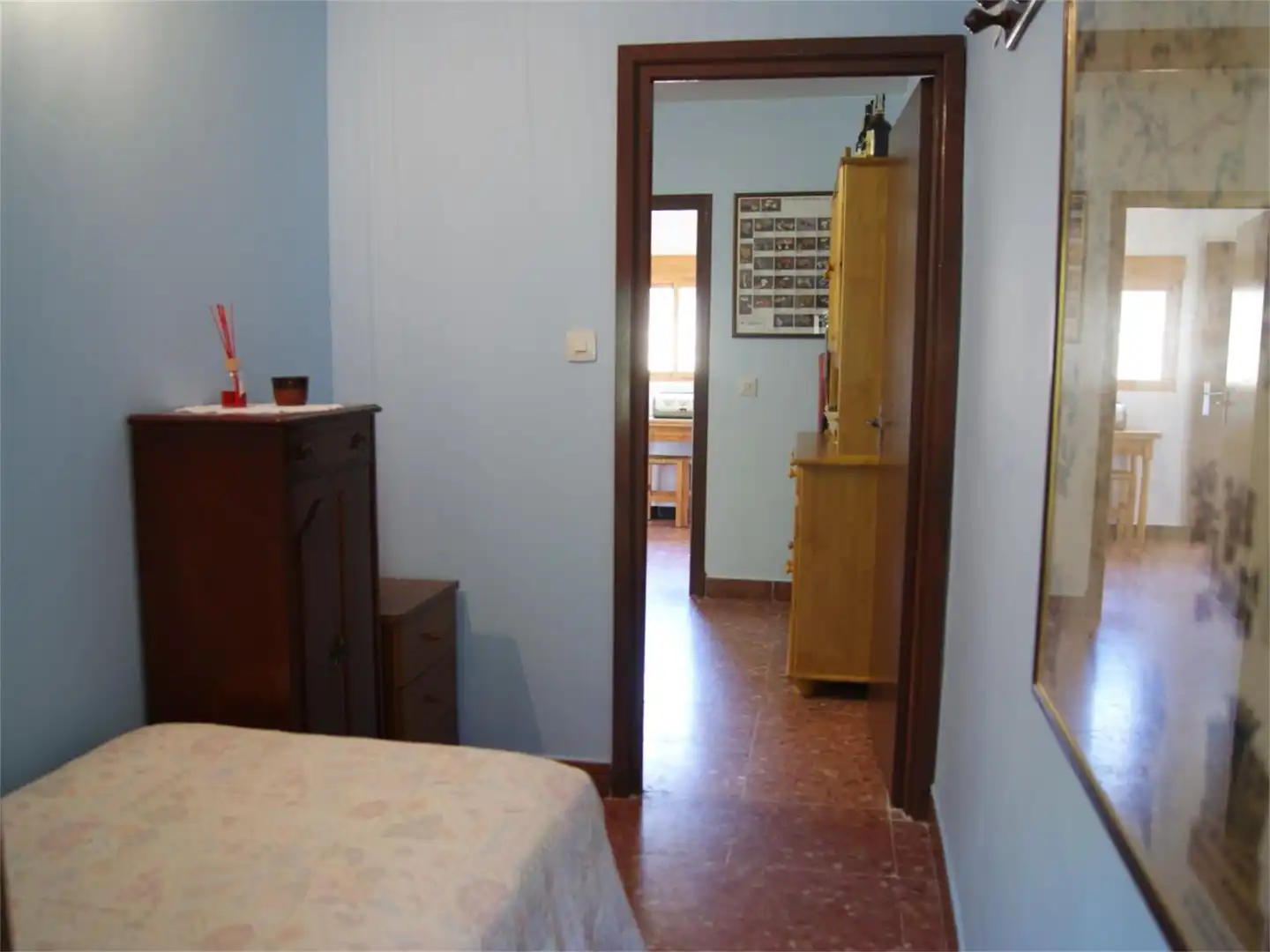 Flat for sale in Calle Barrio Verde, 13, Biel Bedroom of Flat for sale in Biel with Air Conditioner, Heating and Private garden