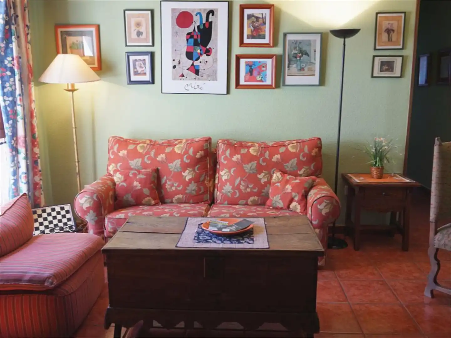 Living room of Flat for sale in Segura de la Sierra  with Air Conditioner, Heating and Furnished