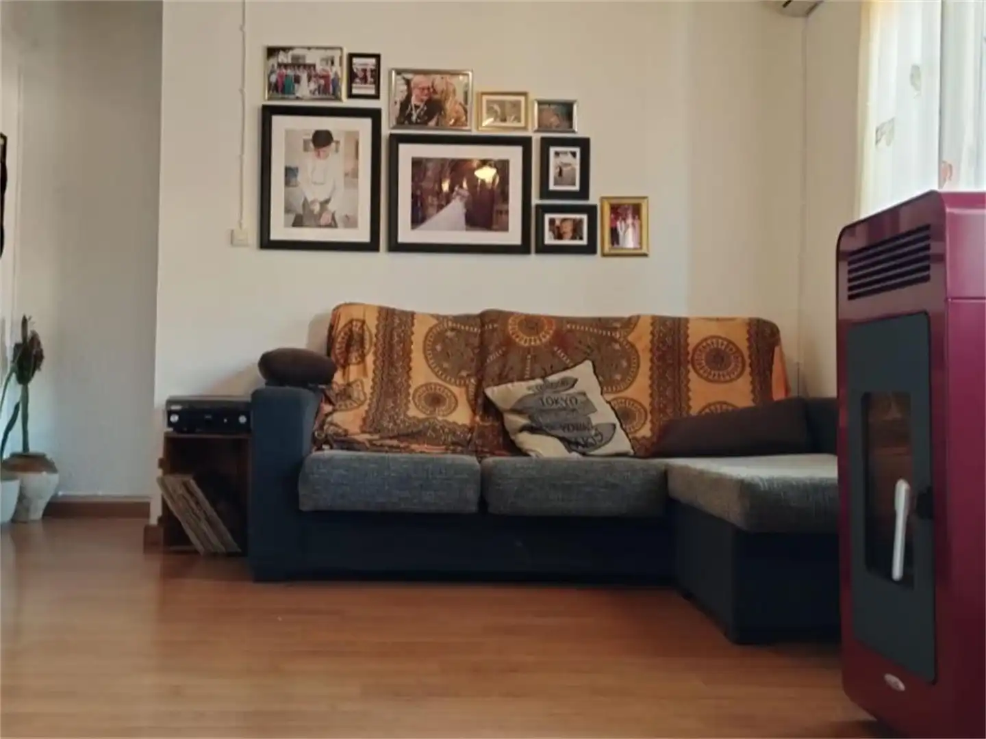 Sala de estar de Piso en venta en Alcañiz con Aire acondicionado y Balcón