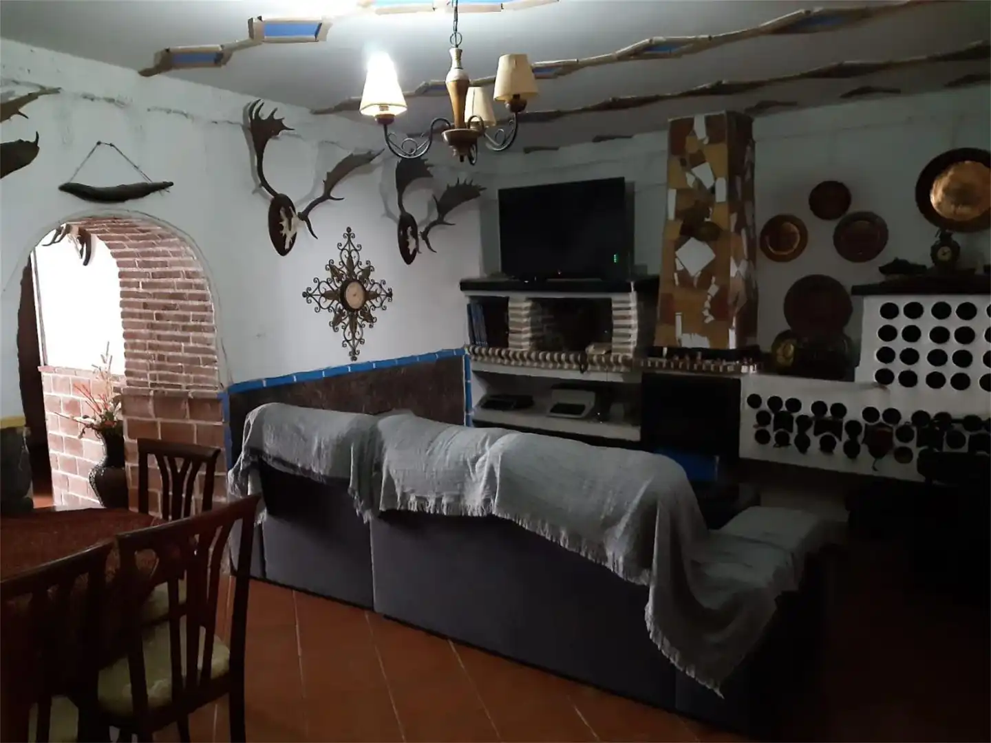 Casa adosada en venta en Calle Calle de Doctor Andres Muñoz, 28, Cazalla de la Sierra Sala de estar de Casa adosada en venta en Cazalla de la Sierra con Aire acondicionado y Terraza