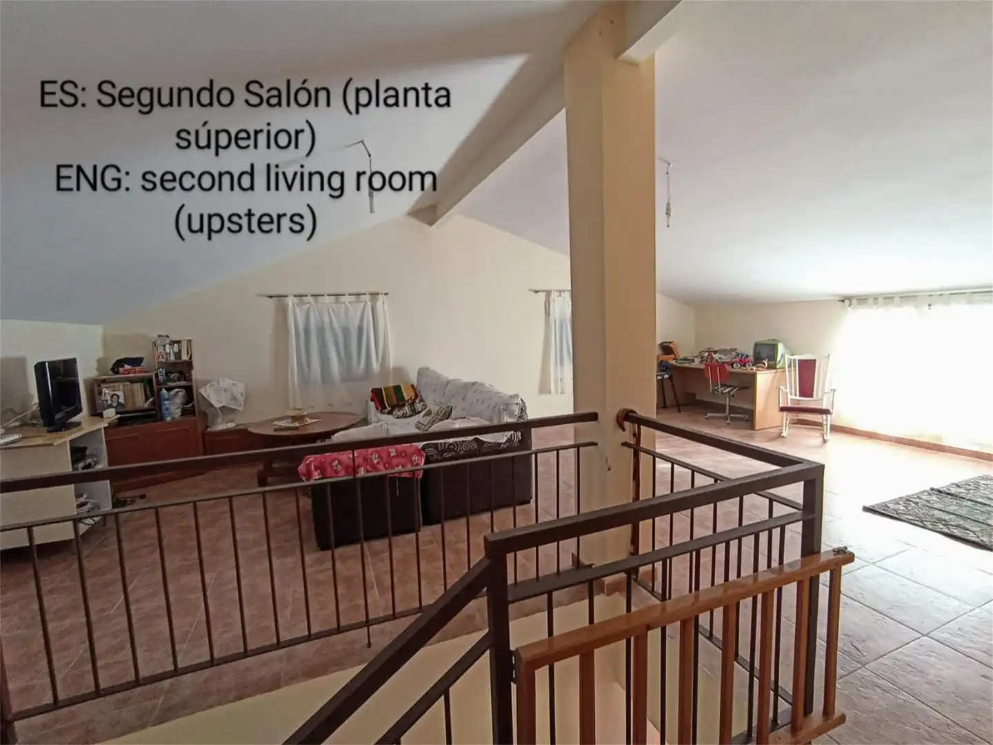 Living room of Country homes for sale in Murcia  with Air Conditioner, Private garden and Parquet flooring