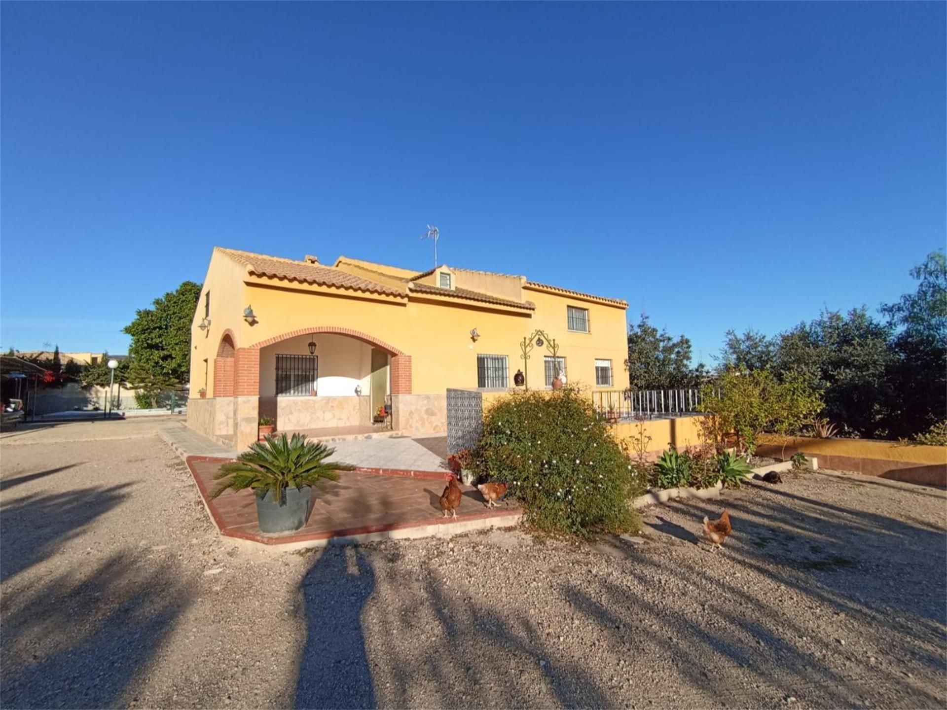 Vista exterior de Finca rústica en venda en  Murcia Capital amb Aire condicionat, Jardí privat i Parquet
