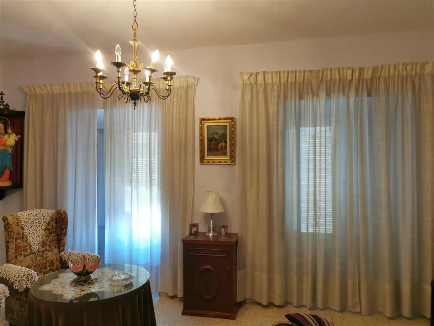 Casa adosada en venta en Paseo San Francisco, 5, Valencia de Alcántara Comedor de Casa adosada en venta en Valencia de Alcántara con Terraza, Amueblado y Balcón