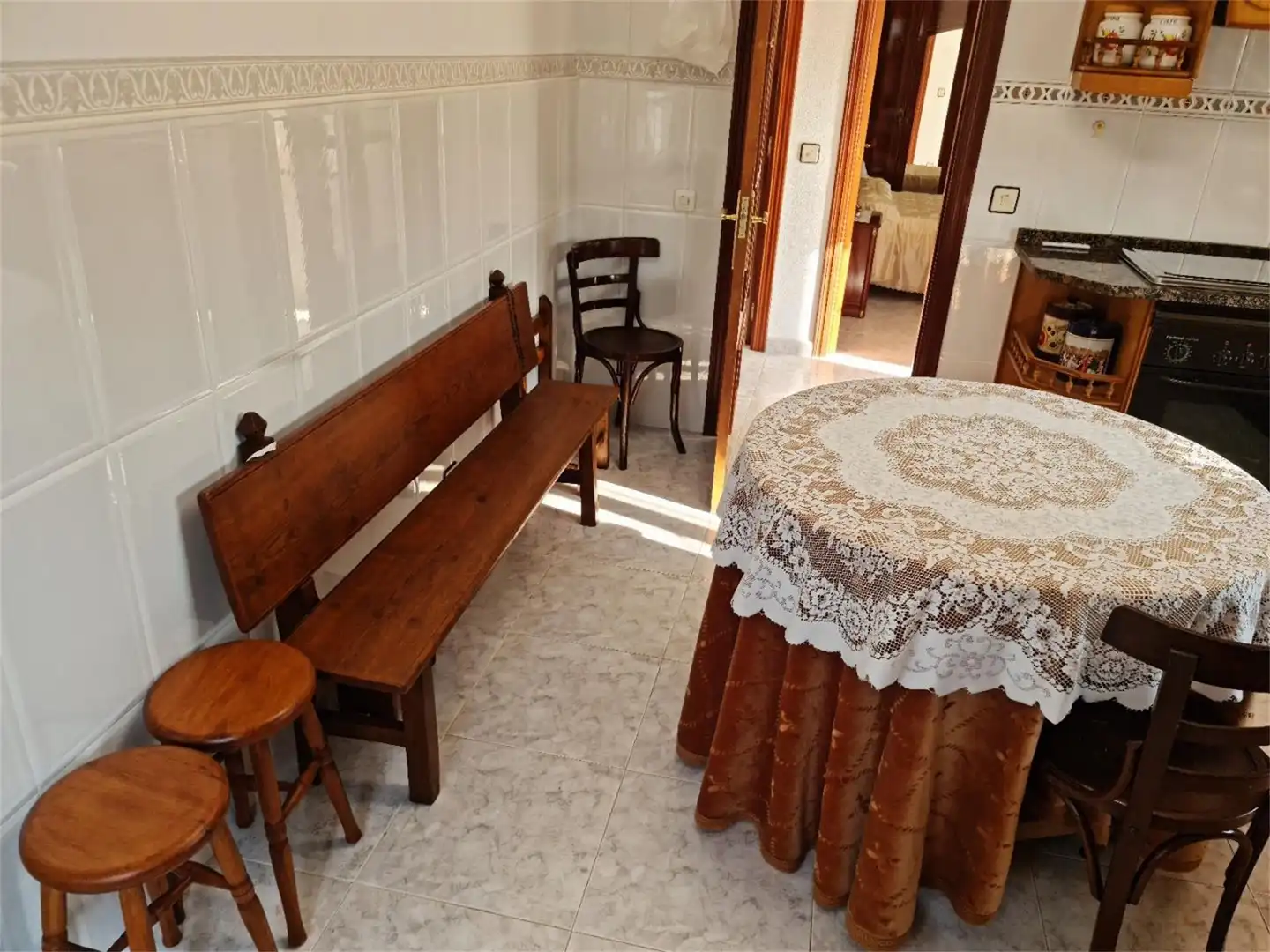 Dining room of Houses for sale in Fonfría (Zamora)  with Heating, Terrace and Furnished