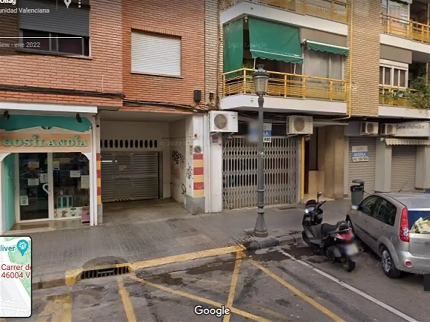 Vista exterior de Garatge de lloguer en Valencia