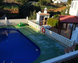 Piscina de Casa adosada de lloguer en Peñíscola / Peníscola amb Aire condicionat, Terrassa i Piscina