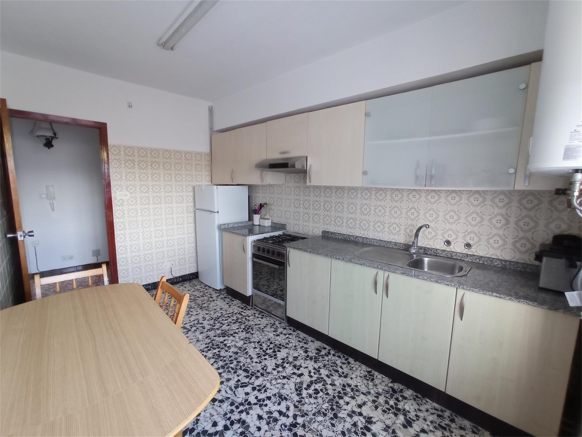 Kitchen of Flat for sale in Ponteceso  with Terrace, Storage room and Furnished