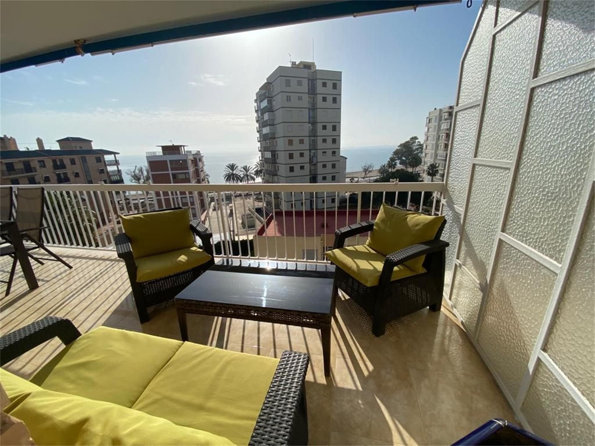 Terrace of Flat to rent in Benicasim / Benicàssim  with Private garden, Terrace and Swimming Pool
