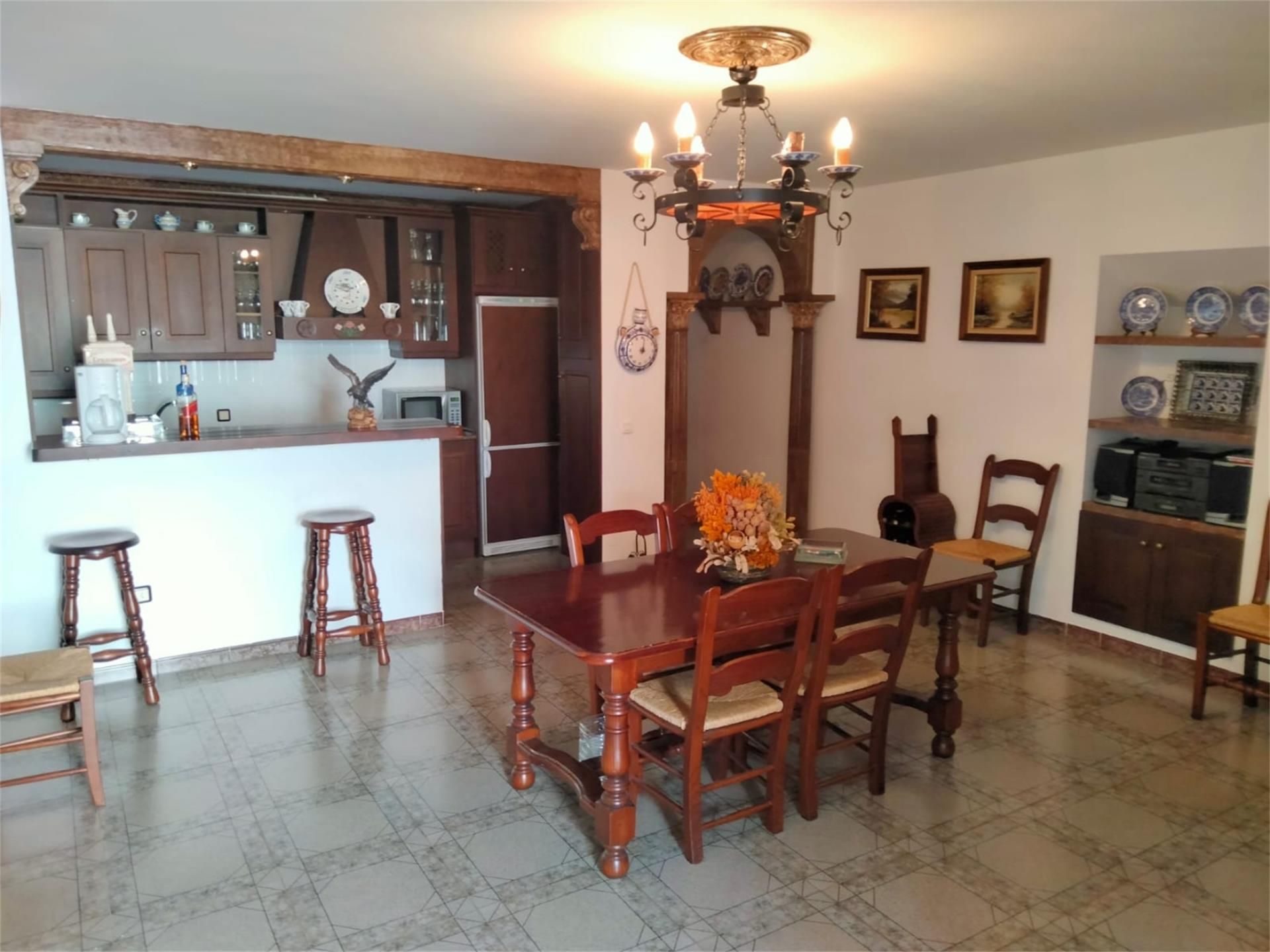 Dining room of Single-family semi-detached for sale in Andújar  with Terrace and Balcony