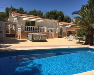 Swimming pool of House or chalet for sale in La Nucia  with Air Conditioner, Terrace and Swimming Pool