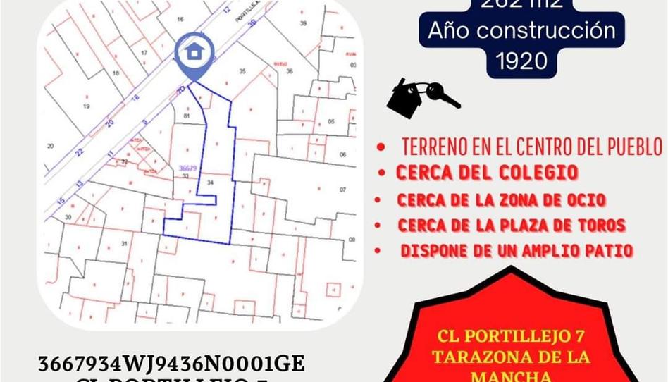 Casa o chalet en venta en Calle Portillejo, 7d, Tarazona de la Mancha, Albacete - imagen 1 Foto 1 de Casa o chalet en venta en Calle Portillejo, 7d, Tarazona de la Mancha, Albacete