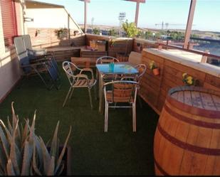 Terrace of Flat for sale in Ciudad Real Capital  with Air Conditioner, Heating and Private garden