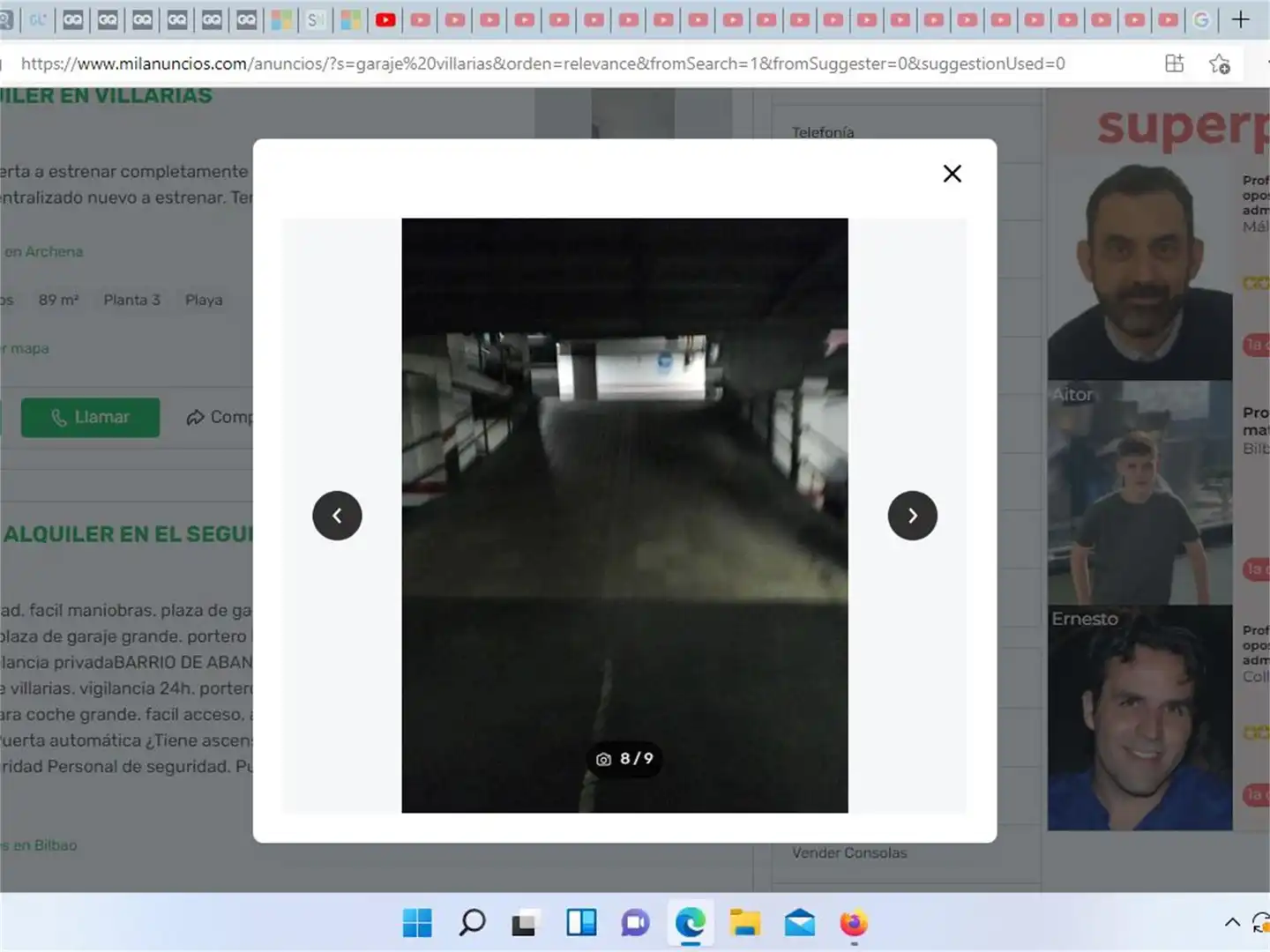 Garatge de lloguer a Calle Villarías, 5, Plaza Circular